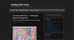 Desktop Screenshot of knittingwithcolor.com